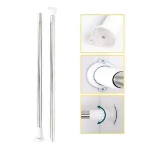 [생활] 다용도 압축봉 대 옷걸이 공간활용 행거 길이조절