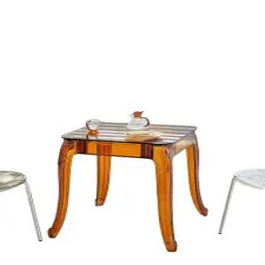 투명 아크릴 식탁 북유럽 카페 글라스 인테리어 탁자