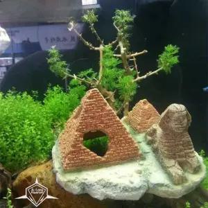 어항 수족관 피라미드 새우 놀이터 인테리어 장식