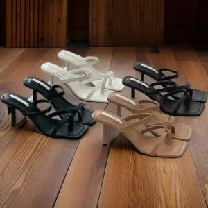 [신상오픈런]여성 고급 여름 스트랩 7cm 힐 글래디에이터 샌들 (32331507)