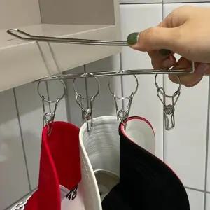 [하프클럽/셀러허브]싱크대 걸이형 스텐 집게 건조대