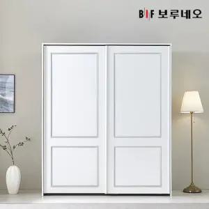 쥬피터 E0 웨인스코팅 슬라이딩 키큰 옷장 1600 수납형(2도어)