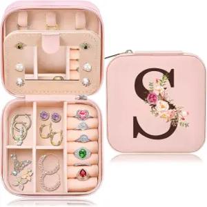 여행용 주얼리 케이스 박스 정리함 여성을 위한 맞춤형 선물 아내 엄마 이모 딸 아들을 어머니의 날 신부