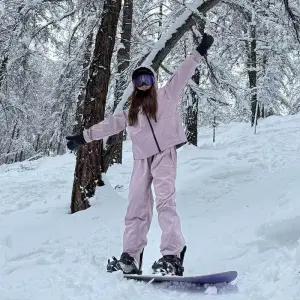 여성 보드복 세트 자켓 상의 하의 바지 방수 보온 방풍