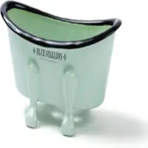 블루 스탤리온 그린 미니 욕조 비누 접시 캐디