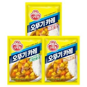 [오뚜기] 카레 100g 3개/분말/순한맛/약간매운맛/매운맛 선택e..[35772858]