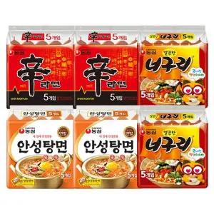 [NS홈쇼핑]농심신라면10봉+안성탕면10봉+얼큰너구리10봉 (총30봉)e[35772649]