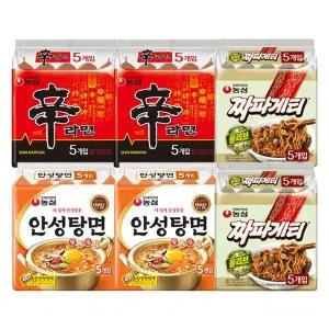 [NS홈쇼핑]농심신라면10봉+짜파게티10봉+안성탕면10봉 (총30봉)e[35772657]