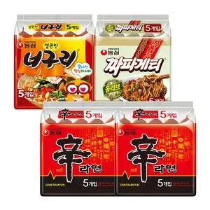 [NS홈쇼핑]신라면 10봉 + 너구리 5봉 + 짜파게티 5봉e[35772682]