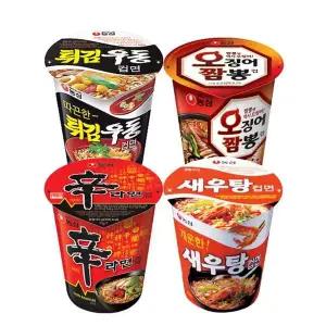 [NS홈쇼핑]농심 새우탕컵 6입 x 3개(총18개)/오징어짬뽕컵/튀김우동e[35772692]