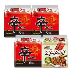 [NS홈쇼핑]농심 신라면 15개 + 짜파게티 5개e[35772699]