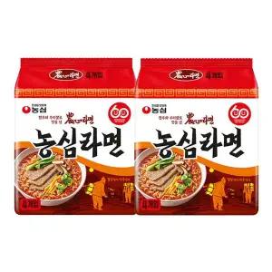 [NS홈쇼핑]농심라면 4입 x 2개/총8봉e[35772734]