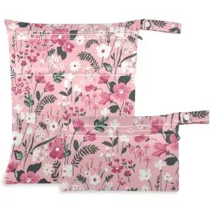 여행 해변 수영장 집 유모차 기저귀 더러운 체육복 젖은 수영복 세면도구가 포함된 비세수니 핑크 리틀