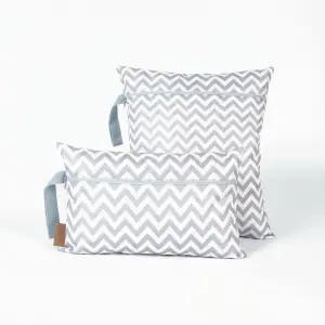 하무르 젖은 가방 세트 ？ 재사용 가능한 방수 및 지저분한 방지 2팩 (큰 12.6×14.6인치 + 작은