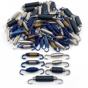 바이크 오토바이 배기 파이프 범용 용수스틸 스테인레스 스틸 행잉 후크 연소 티타늄 컬러 액세서리