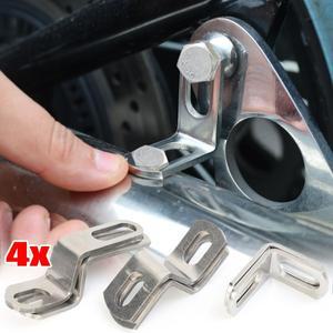 바이크 오토바이 배기 파이프 브래킷 스테인리스 스틸 고정 액세서리 ZL형 수정 클램프