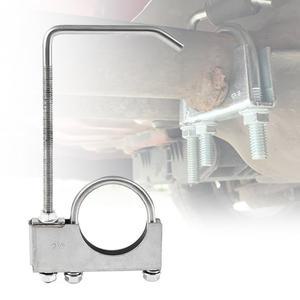 후면 머플러 장착 지원 브래킷 용 행거 후크가 범용 2.5 인치 3 자동 배기 클램프 스테인레스 스틸 헤비 듀