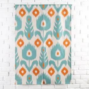 [콩심팥심](민트플라워) 주방창커튼 반커튼 가림막 간이커튼 가림천 공간분리