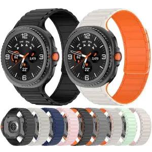 갤럭시워치8 양면 스트랩 마그네틱 실리콘 스포츠밴드 일체형 40mm