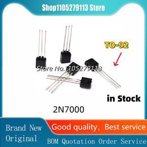 20개 100% 새 제품 2N7000 소형 신호 모스펫 60V N-채널 트랜지스터 To-92 칩