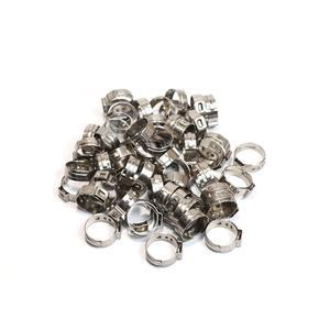 TMKOOL PEX 신치 클램프 피팅 파이프 3CM 2인치 50개 크림프 304 스틸 스테인리스 튜브 핀치 연결용