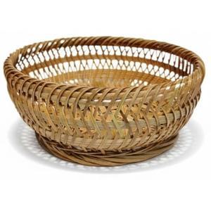 BTQSOL 대나무 바구니 100 채소 천연 서빙 과일 보관 핸드메이드