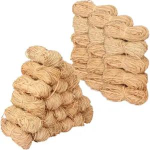 IHDYPEW 36 PCS 50g 라피아 리본 내추럴 빨대 DIY 공예용 종이 플로리스트 꽃다발 화환 크리스마스 장식