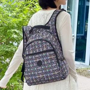 [신상오픈런]여성 심플 패턴 지퍼 넓은 스트랩 엄마용 백팩 (38293330)