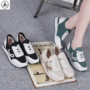 [애슬릿] 키높이 운동화 끈없는 메쉬 러닝화 4.5cm