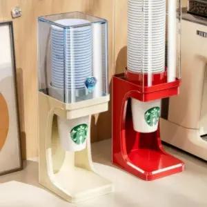일회용 종이컵 디스펜서 거치대 정리함 보관함 꽂이 홀더