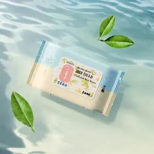 제로 플라스틱 대나무 비데 물티슈 20매 20개