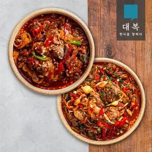 대복 맛있는 국내산 수제 달래꼬막장1팩+꼬막무침1팩