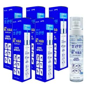 뿌리는 호관원 마그네슘 스프레이 120ml 5개 고함량 쿨링관리