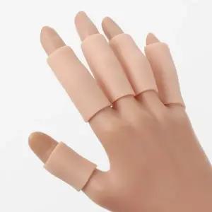 손가락 보호 실리콘 커버 5p세트(오픈형) (피치)