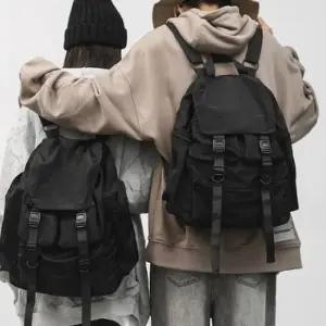 [신상오픈런]빅사이즈백팩 아메카지 블록코어 플랩 버클 천배낭 (30488583)