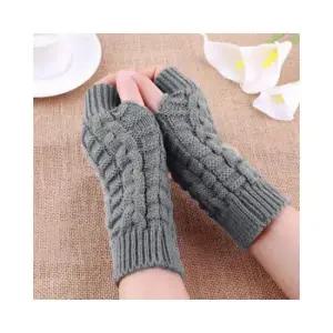 손가락뚫린장갑 꽈배기 핸드워머