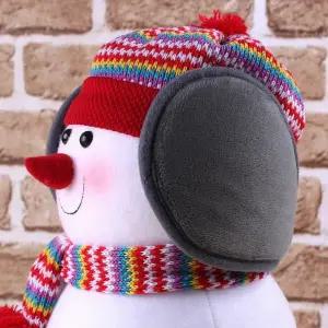 겨울 털 귀마개 남성 귀도리 방한