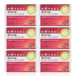 [레이델] 폴리코사놀5 200mg x 30정 x 6박스 WYS