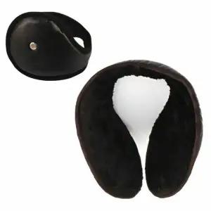 고급가죽 귀덮개 귀마개 방한용품 귀도리