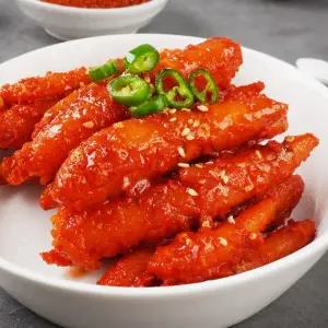 [청아찬] 산골 국내산 더덕무침 100gX4팩