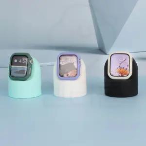 엔터콘 애플워치 원형 실리 충전 거치대 독8 9대 울트라 SE2 7대 2거치