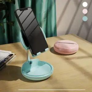 키밍 접이식 핸드폰 거치대 화장거울 탁상용 실용형