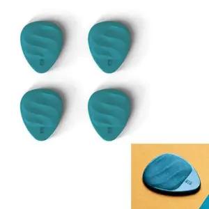 Iat273 (4개) 1.25mm 기타피크 WaterBlue소품 액세사리 일렉 통피크 악기 용품 어쿠스틱