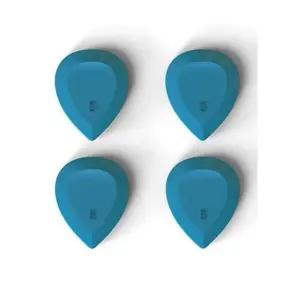 (4개) Water-Blue 2.3mm 기타피크 Iat257 통악기기타 연습용 크 소품 액세서리 트라이앵글 손가락 핑거 일