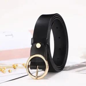 써클 여성 소가죽 벨트(블랙) 청바지 캐주얼벨트