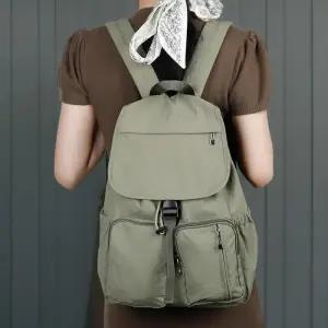 [신상오픈런]여성용 경량 통수납 더블포켓 학생용 캐주얼 백팩 (41267225)