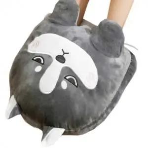 허스키 강아지 USB 발난로 사무실발히터 히팅패드