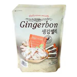 생강 생강츄잉젤리 생강사탕 진저본생강젤리 생강캔디 생강젤리 1.4kg