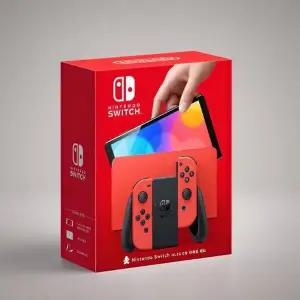 닌텐도 스위치 OLED 마리오 레드 / iuy