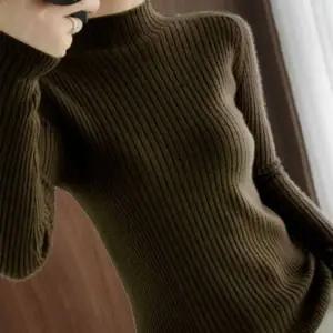 반폴라 니트 티셔츠 얇은이너 목폴라니트